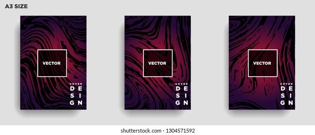 Mixture of acrylic paints. Liquid marble texture. Fluid art. Applicable for design cover, presentation, invitation, flyer, annual report, poster, desing packaging. Modern artwork - Vector