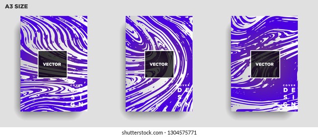 Mixture of acrylic paints. Liquid marble texture. Fluid art. Applicable for design cover, presentation, invitation, flyer, annual report, poster, desing packaging. Modern artwork - Vector