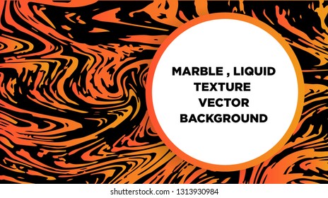 Mixture of acrylic paints. Liquid marble texture. Fluid art. Applicable for design cover, presentation, invitation, flyer, annual report, poster and business card, desing packaging - Vector