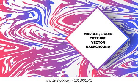 Mixture of acrylic paints. Liquid marble texture. Fluid art. Applicable for design cover, presentation, invitation, flyer, annual report, poster and business card, desing packaging - Vector