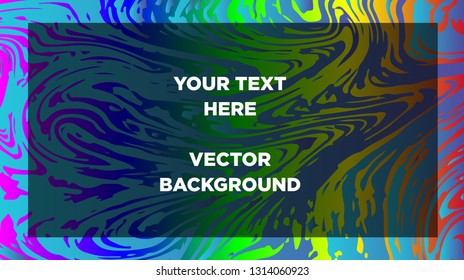 Mixture of acrylic paints. Liquid marble texture. Fluid art. Applicable for design cover, presentation, invitation, flyer, annual report, poster and business card, desing packaging - Vector