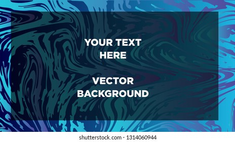 Mixture of acrylic paints. Liquid marble texture. Fluid art. Applicable for design cover, presentation, invitation, flyer, annual report, poster and business card, desing packaging - Vector