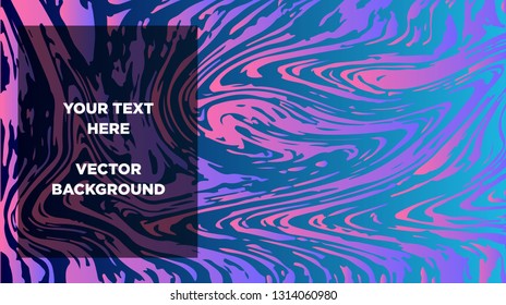 Mixture of acrylic paints. Liquid marble texture. Fluid art. Applicable for design cover, presentation, invitation, flyer, annual report, poster and business card, desing packaging - Vector