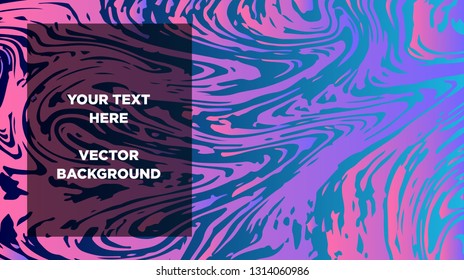 Mixture of acrylic paints. Liquid marble texture. Fluid art. Applicable for design cover, presentation, invitation, flyer, annual report, poster and business card, desing packaging - Vector