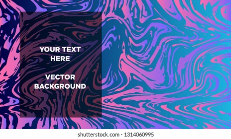 Mixture of acrylic paints. Liquid marble texture. Fluid art. Applicable for design cover, presentation, invitation, flyer, annual report, poster and business card, desing packaging - Vector