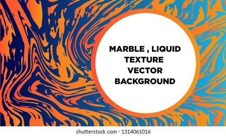 Mixture of acrylic paints. Liquid marble texture. Fluid art. Applicable for design cover, presentation, invitation, flyer, annual report, poster and business card, desing packaging - Vector