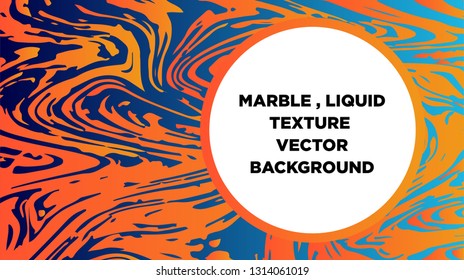 Mixture of acrylic paints. Liquid marble texture. Fluid art. Applicable for design cover, presentation, invitation, flyer, annual report, poster and business card, desing packaging - Vector