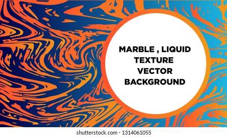 Mixture of acrylic paints. Liquid marble texture. Fluid art. Applicable for design cover, presentation, invitation, flyer, annual report, poster and business card, desing packaging - Vector