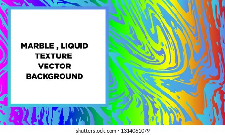 Mixture of acrylic paints. Liquid marble texture. Fluid art. Applicable for design cover, presentation, invitation, flyer, annual report, poster and business card, desing packaging - Vector