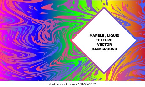 Mixture of acrylic paints. Liquid marble texture. Fluid art. Applicable for design cover, presentation, invitation, flyer, annual report, poster and business card, desing packaging - Vector