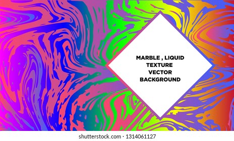 Mixture of acrylic paints. Liquid marble texture. Fluid art. Applicable for design cover, presentation, invitation, flyer, annual report, poster and business card, desing packaging - Vector