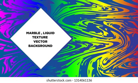 Mixture of acrylic paints. Liquid marble texture. Fluid art. Applicable for design cover, presentation, invitation, flyer, annual report, poster and business card, desing packaging - Vector