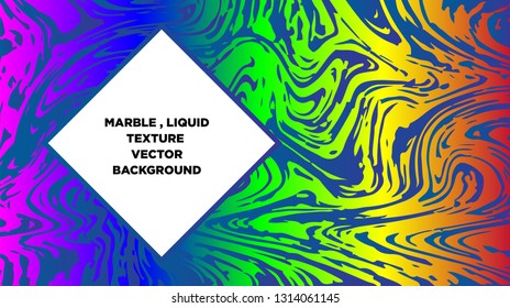 Mixture of acrylic paints. Liquid marble texture. Fluid art. Applicable for design cover, presentation, invitation, flyer, annual report, poster and business card, desing packaging - Vector
