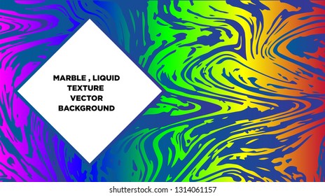 Mixture of acrylic paints. Liquid marble texture. Fluid art. Applicable for design cover, presentation, invitation, flyer, annual report, poster and business card, desing packaging - Vector