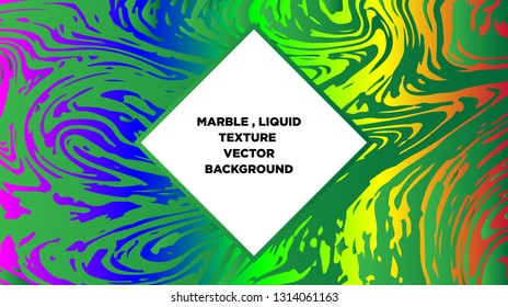 Mixture of acrylic paints. Liquid marble texture. Fluid art. Applicable for design cover, presentation, invitation, flyer, annual report, poster and business card, desing packaging - Vector