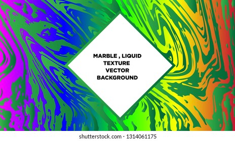 Mixture of acrylic paints. Liquid marble texture. Fluid art. Applicable for design cover, presentation, invitation, flyer, annual report, poster and business card, desing packaging - Vector