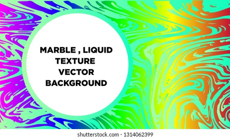 Mixture of acrylic paints. Liquid marble texture. Fluid art. Applicable for design cover, presentation, invitation, flyer, annual report, poster and business card, desing packaging - Vector