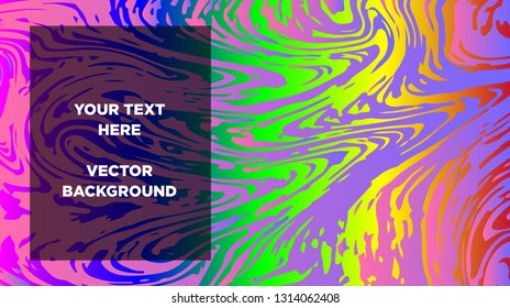 Mixture of acrylic paints. Liquid marble texture. Fluid art. Applicable for design cover, presentation, invitation, flyer, annual report, poster and business card, desing packaging - Vector
