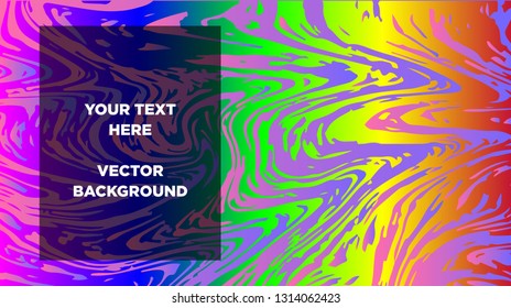 Mixture of acrylic paints. Liquid marble texture. Fluid art. Applicable for design cover, presentation, invitation, flyer, annual report, poster and business card, desing packaging - Vector