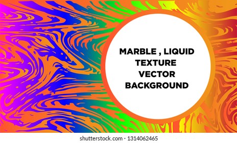 Mixture of acrylic paints. Liquid marble texture. Fluid art. Applicable for design cover, presentation, invitation, flyer, annual report, poster and business card, desing packaging - Vector