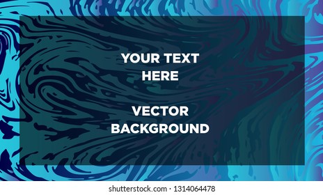 Mixture of acrylic paints. Liquid marble texture. Fluid art. Applicable for design cover, presentation, invitation, flyer, annual report, poster and business card, desing packaging - Vector