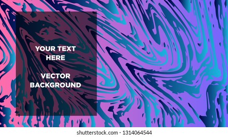 Mixture of acrylic paints. Liquid marble texture. Fluid art. Applicable for design cover, presentation, invitation, flyer, annual report, poster and business card, desing packaging - Vector