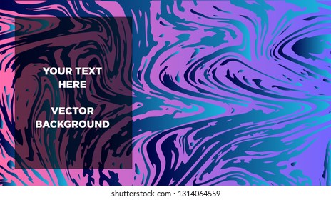Mixture of acrylic paints. Liquid marble texture. Fluid art. Applicable for design cover, presentation, invitation, flyer, annual report, poster and business card, desing packaging - Vector