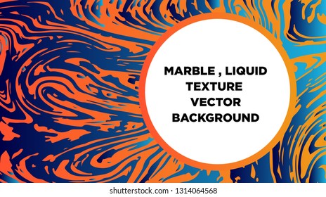 Mixture of acrylic paints. Liquid marble texture. Fluid art. Applicable for design cover, presentation, invitation, flyer, annual report, poster and business card, desing packaging - Vector