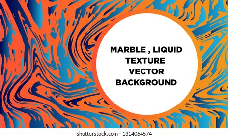 Mixture of acrylic paints. Liquid marble texture. Fluid art. Applicable for design cover, presentation, invitation, flyer, annual report, poster and business card, desing packaging - Vector