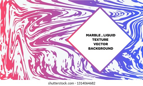 Mixture of acrylic paints. Liquid marble texture. Fluid art. Applicable for design cover, presentation, invitation, flyer, annual report, poster and business card, desing packaging - Vector