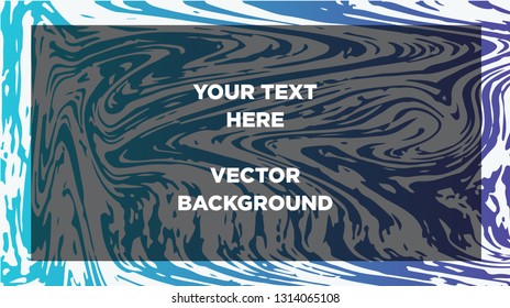 Mixture of acrylic paints. Liquid marble texture. Fluid art. Applicable for design cover, presentation, invitation, flyer, annual report, poster and business card, desing packaging - Vector