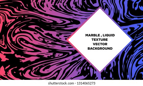Mixture of acrylic paints. Liquid marble texture. Fluid art. Applicable for design cover, presentation, invitation, flyer, annual report, poster and business card, desing packaging - Vector