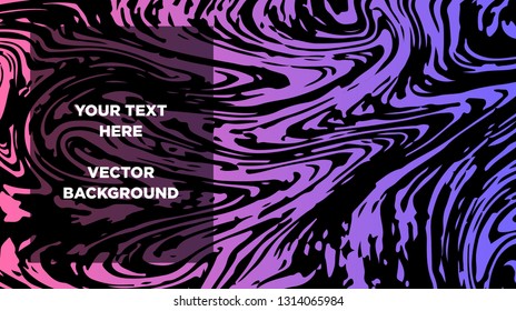 Mixture of acrylic paints. Liquid marble texture. Fluid art. Applicable for design cover, presentation, invitation, flyer, annual report, poster and business card, desing packaging - Vector