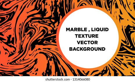 Mixture of acrylic paints. Liquid marble texture. Fluid art. Applicable for design cover, presentation, invitation, flyer, annual report, poster and business card, desing packaging - Vector