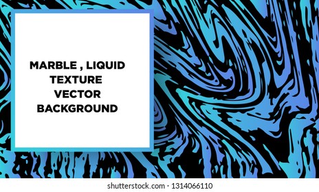 Mixture of acrylic paints. Liquid marble texture. Fluid art. Applicable for design cover, presentation, invitation, flyer, annual report, poster and business card, desing packaging - Vector