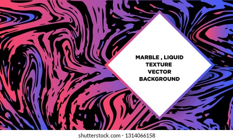 Mixture of acrylic paints. Liquid marble texture. Fluid art. Applicable for design cover, presentation, invitation, flyer, annual report, poster and business card, desing packaging - Vector