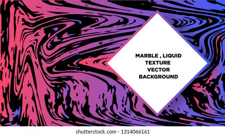 Mixture of acrylic paints. Liquid marble texture. Fluid art. Applicable for design cover, presentation, invitation, flyer, annual report, poster and business card, desing packaging - Vector