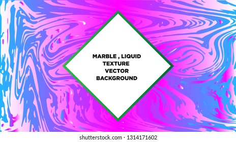 Mixture of acrylic paints. Liquid marble texture. Fluid art. Applicable for design cover, presentation, invitation, flyer, annual report, poster and business card, desing packaging - Vector