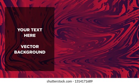 Mixture of acrylic paints. Liquid marble texture. Fluid art. Applicable for design cover, presentation, invitation, flyer, annual report, poster and business card, desing packaging - Vector
