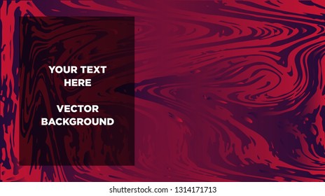 Mixture of acrylic paints. Liquid marble texture. Fluid art. Applicable for design cover, presentation, invitation, flyer, annual report, poster and business card, desing packaging - Vector