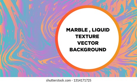 Mixture of acrylic paints. Liquid marble texture. Fluid art. Applicable for design cover, presentation, invitation, flyer, annual report, poster and business card, desing packaging - Vector