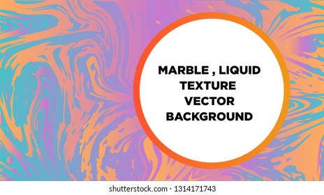 Mixture of acrylic paints. Liquid marble texture. Fluid art. Applicable for design cover, presentation, invitation, flyer, annual report, poster and business card, desing packaging - Vector