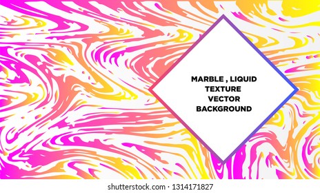 Mixture of acrylic paints. Liquid marble texture. Fluid art. Applicable for design cover, presentation, invitation, flyer, annual report, poster and business card, desing packaging - Vector
