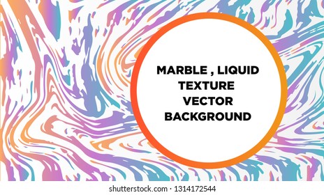 Mixture of acrylic paints. Liquid marble texture. Fluid art. Applicable for design cover, presentation, invitation, flyer, annual report, poster and business card, desing packaging - Vector