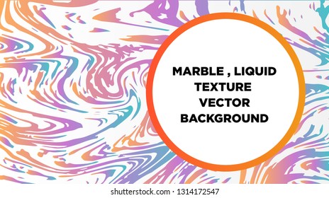Mixture of acrylic paints. Liquid marble texture. Fluid art. Applicable for design cover, presentation, invitation, flyer, annual report, poster and business card, desing packaging - Vector