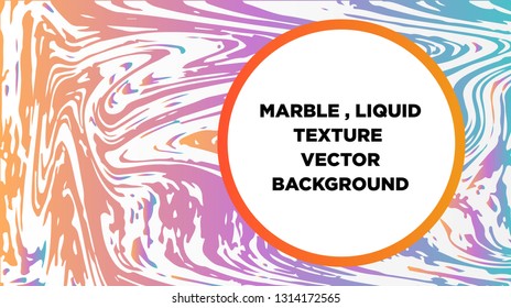 Mixture of acrylic paints. Liquid marble texture. Fluid art. Applicable for design cover, presentation, invitation, flyer, annual report, poster and business card, desing packaging - Vector