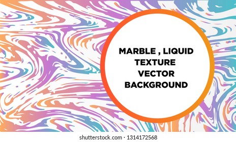 Mixture of acrylic paints. Liquid marble texture. Fluid art. Applicable for design cover, presentation, invitation, flyer, annual report, poster and business card, desing packaging - Vector
