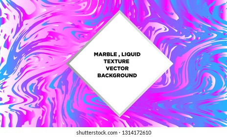 Mixture of acrylic paints. Liquid marble texture. Fluid art. Applicable for design cover, presentation, invitation, flyer, annual report, poster and business card, desing packaging - Vector