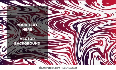 Mixture of acrylic paints. Liquid marble texture. Fluid art. Applicable for design cover, presentation, invitation, flyer, annual report, poster and business card, desing packaging - Vector