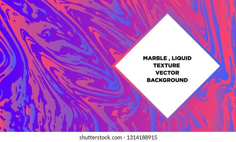 Mixture of acrylic paints. Liquid marble texture. Fluid art. Applicable for design cover, presentation, invitation, flyer, annual report, poster and business card, desing packaging - Vector